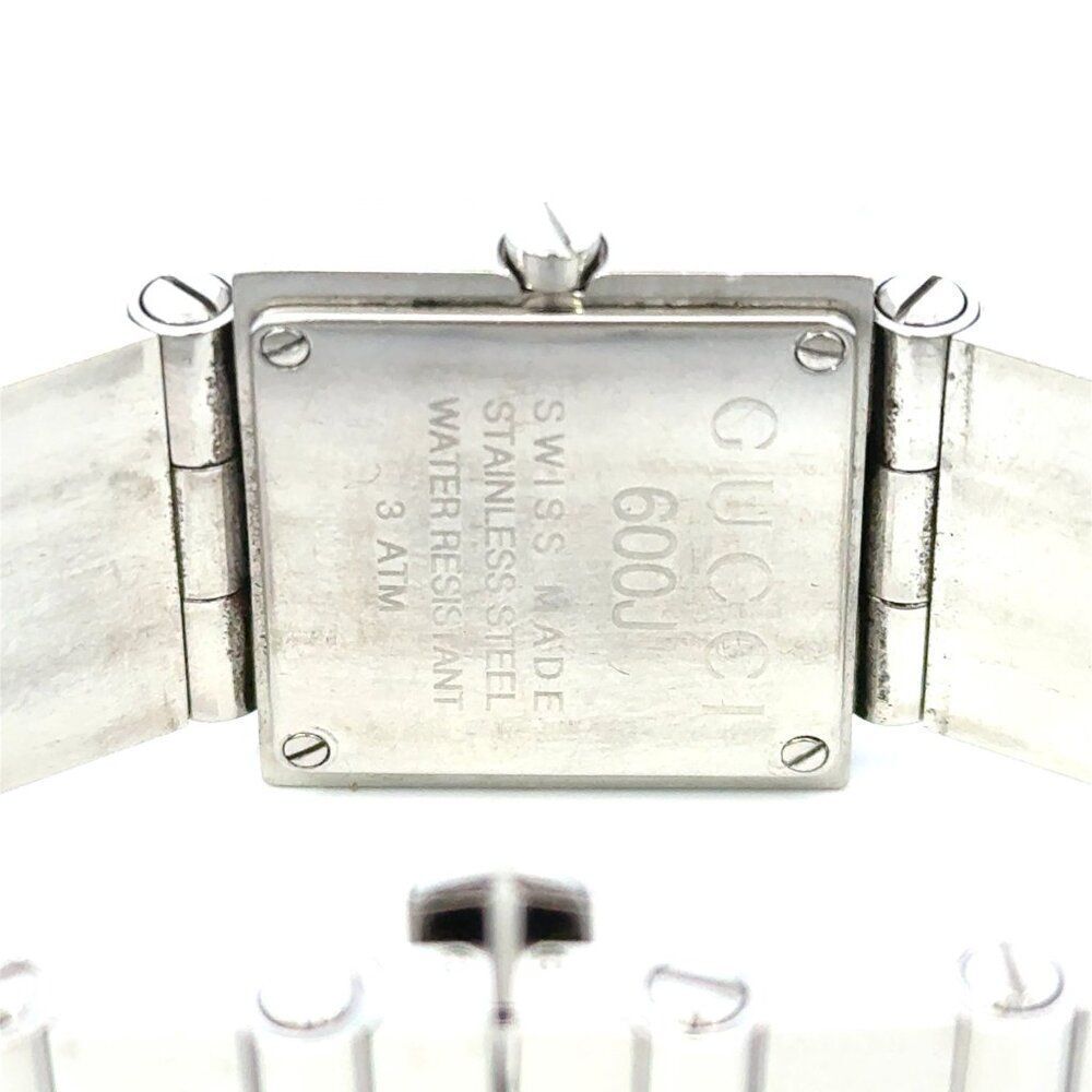 Gucci Stainless Steel Water Resistant Swiss Made Wristwatch 6" Estate G52 - Picture 5 of 12